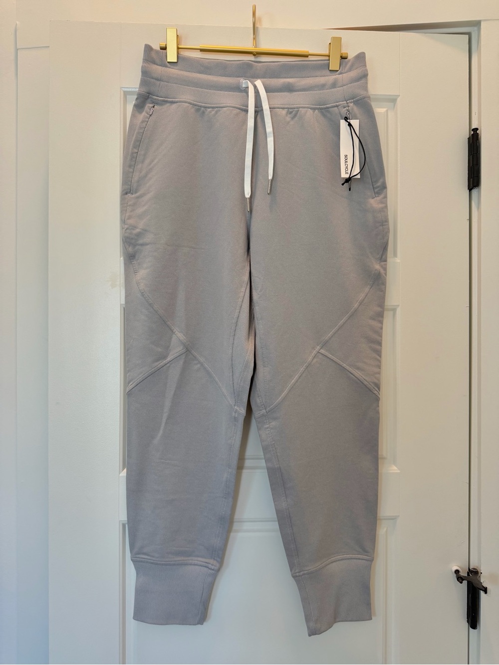 Soulcycle x Lululemon Purple-Gray Sweatpants Size 8
